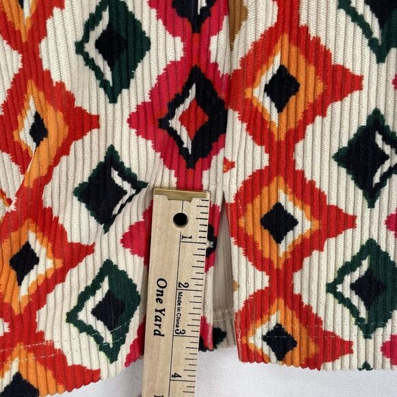 Savanna Jane Skirt Womens 2X Plus‎ Orange Aztec Mini Boho Festival Beach NWT - Picture 16 of 16